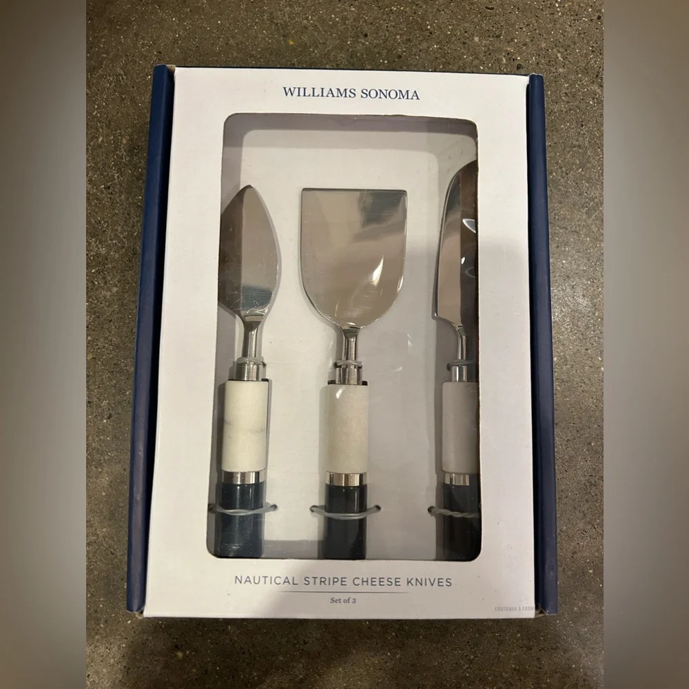 Williams Sonoma Nautical Cheese Knives set
